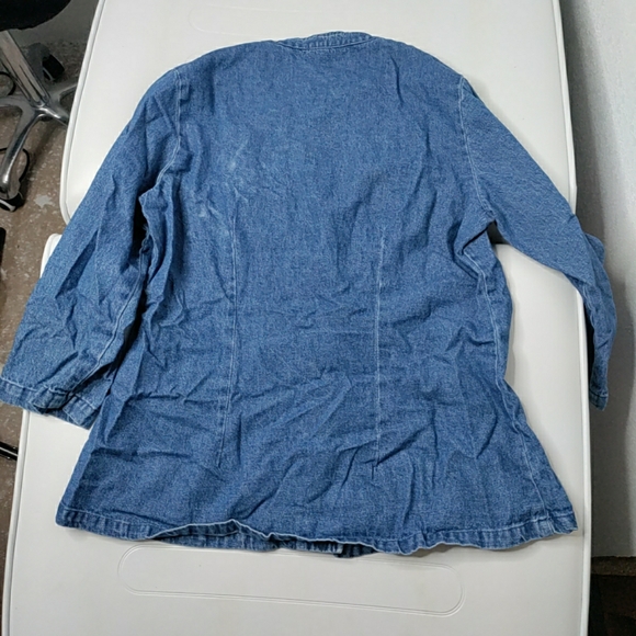 Vintage on the rocks women's denim sz small - Picture 10 of 11